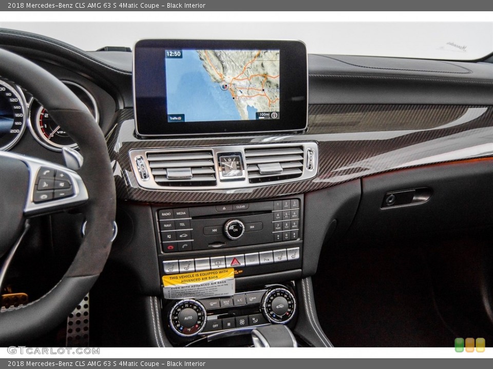 Black Interior Dashboard for the 2018 Mercedes-Benz CLS AMG 63 S 4Matic Coupe #123247501