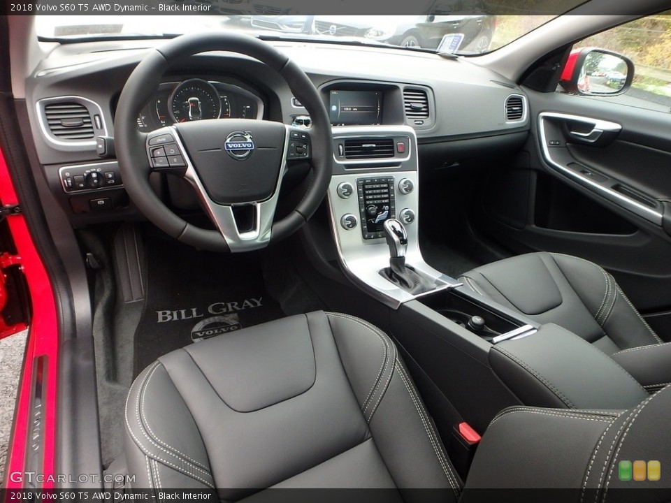 Black Interior Photo for the 2018 Volvo S60 T5 AWD Dynamic #123248335