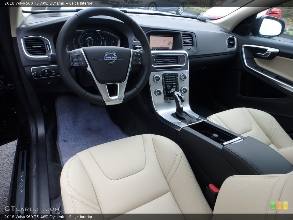 Beige Interior Photo for the 2018 Volvo S60 T5 AWD Dynamic #123248665
