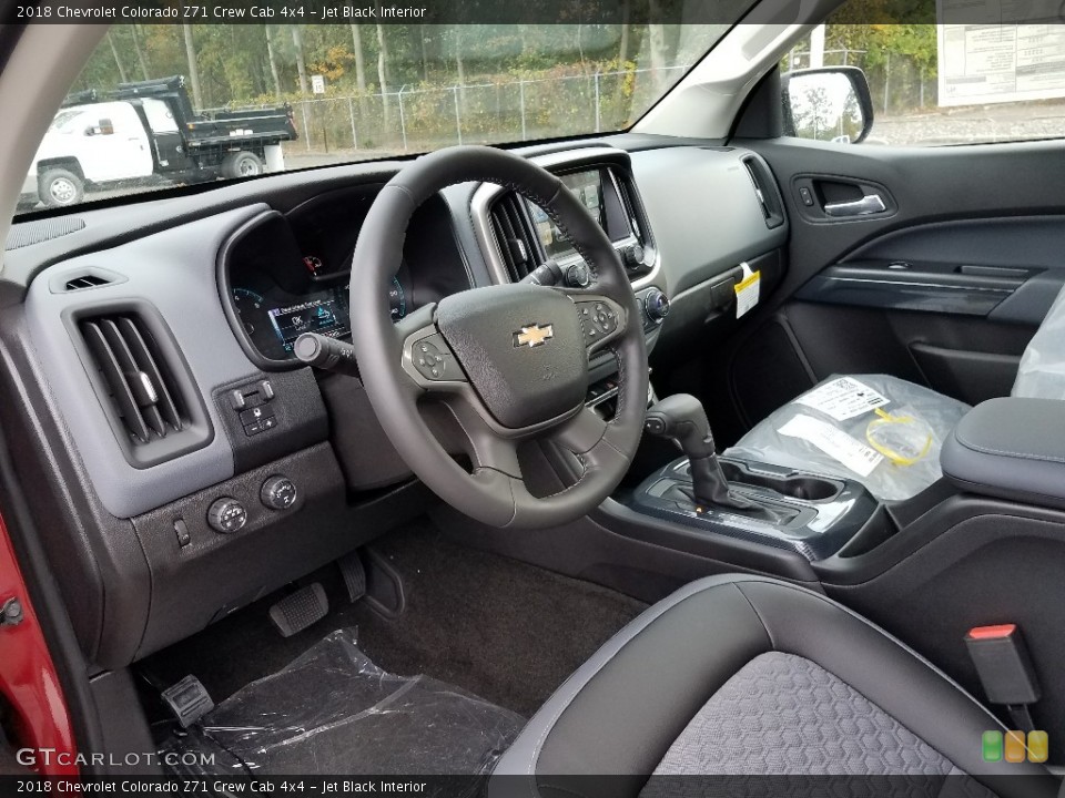Jet Black Interior Photo for the 2018 Chevrolet Colorado Z71 Crew Cab 4x4 #123254431