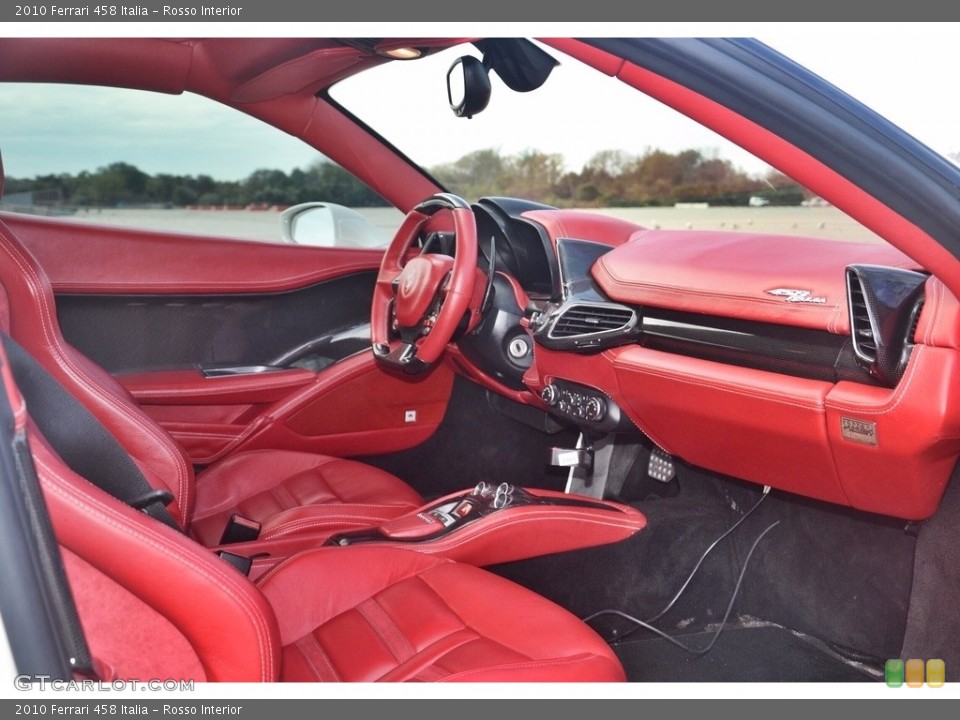 Rosso Interior Dashboard for the 2010 Ferrari 458 Italia #123261966