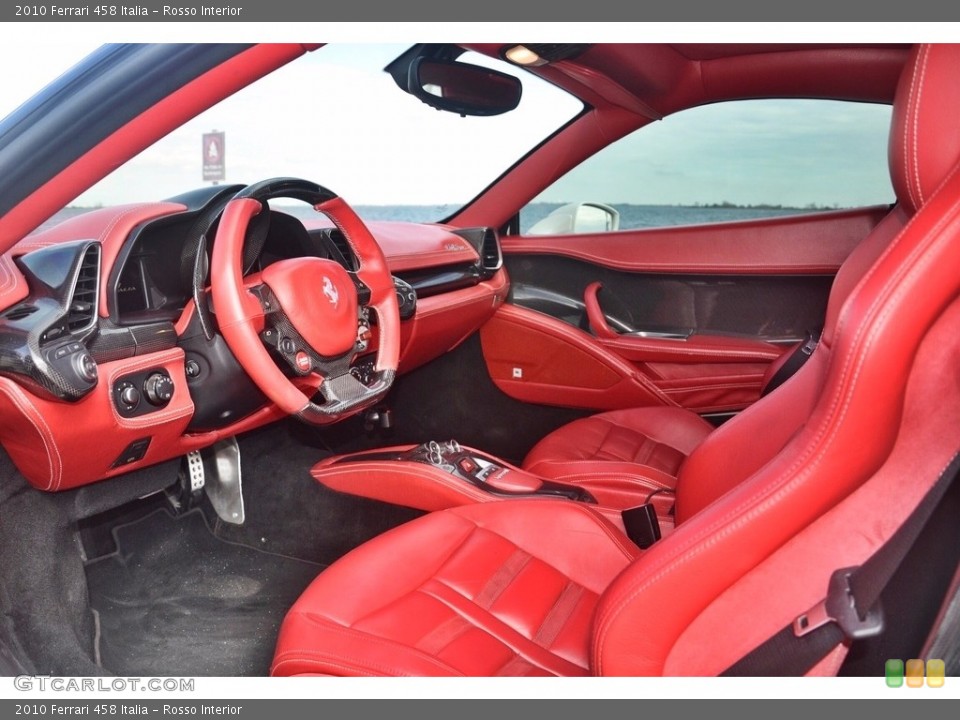 Rosso Interior Front Seat for the 2010 Ferrari 458 Italia #123262035