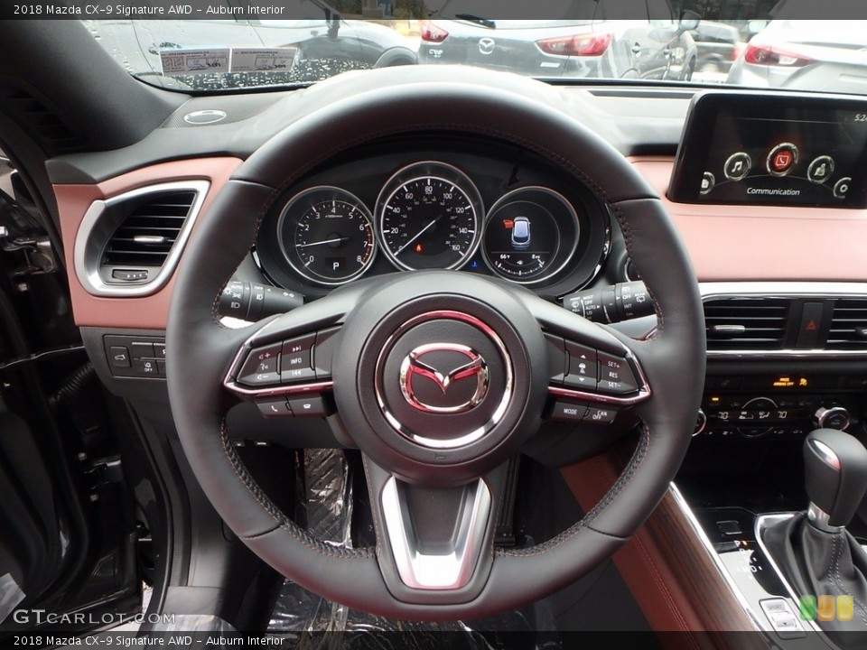 Auburn Interior Steering Wheel for the 2018 Mazda CX-9 Signature AWD #123262062