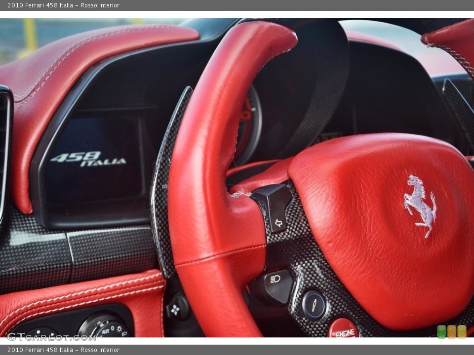 Rosso Interior Steering Wheel for the 2010 Ferrari 458 Italia #123262158