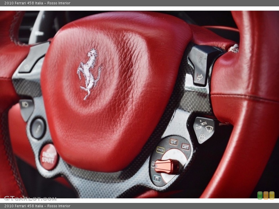 Rosso Interior Steering Wheel for the 2010 Ferrari 458 Italia #123262227