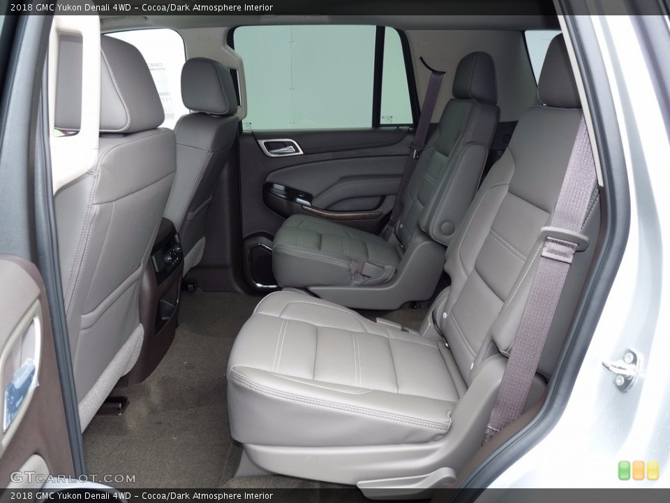 Cocoa/Dark Atmosphere Interior Rear Seat for the 2018 GMC Yukon Denali 4WD #123268449