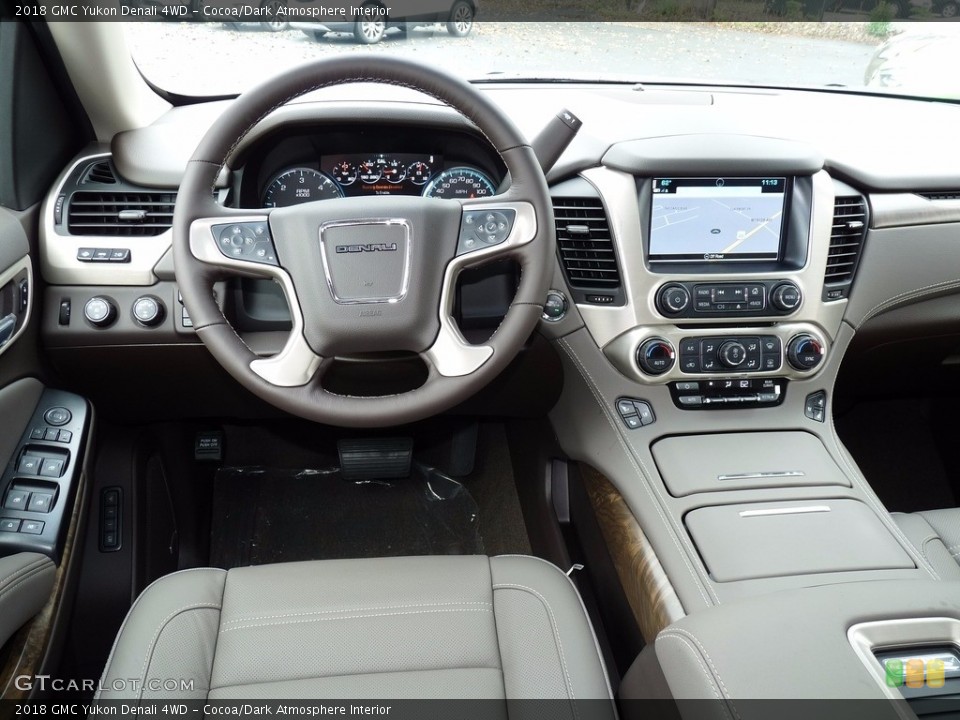 Cocoa/Dark Atmosphere Interior Dashboard for the 2018 GMC Yukon Denali 4WD #123268503