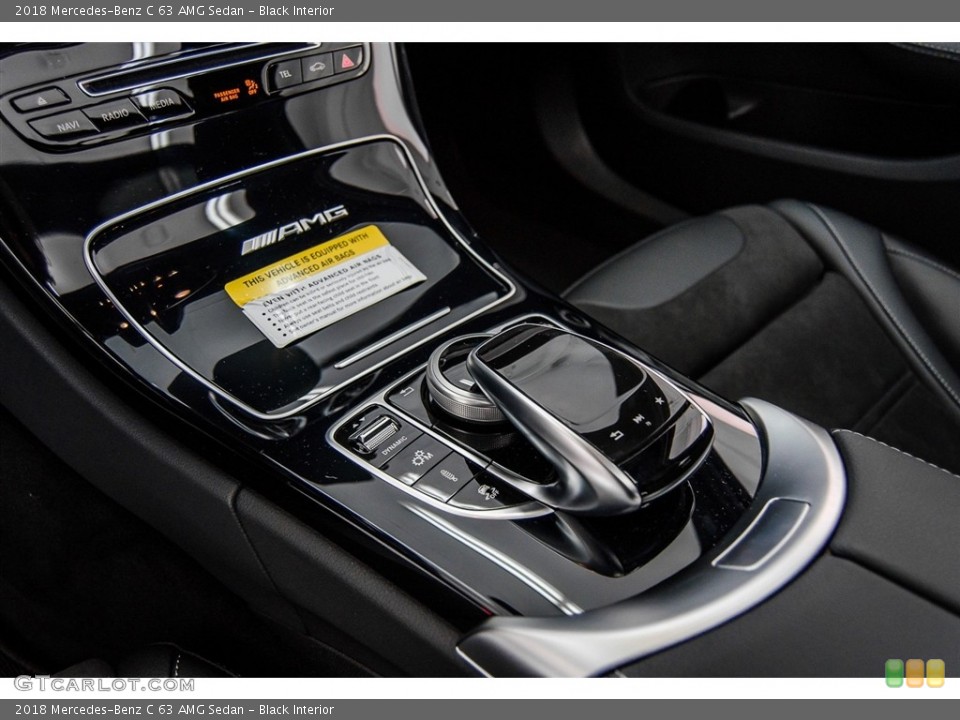 Black Interior Controls for the 2018 Mercedes-Benz C 63 AMG Sedan #123270474