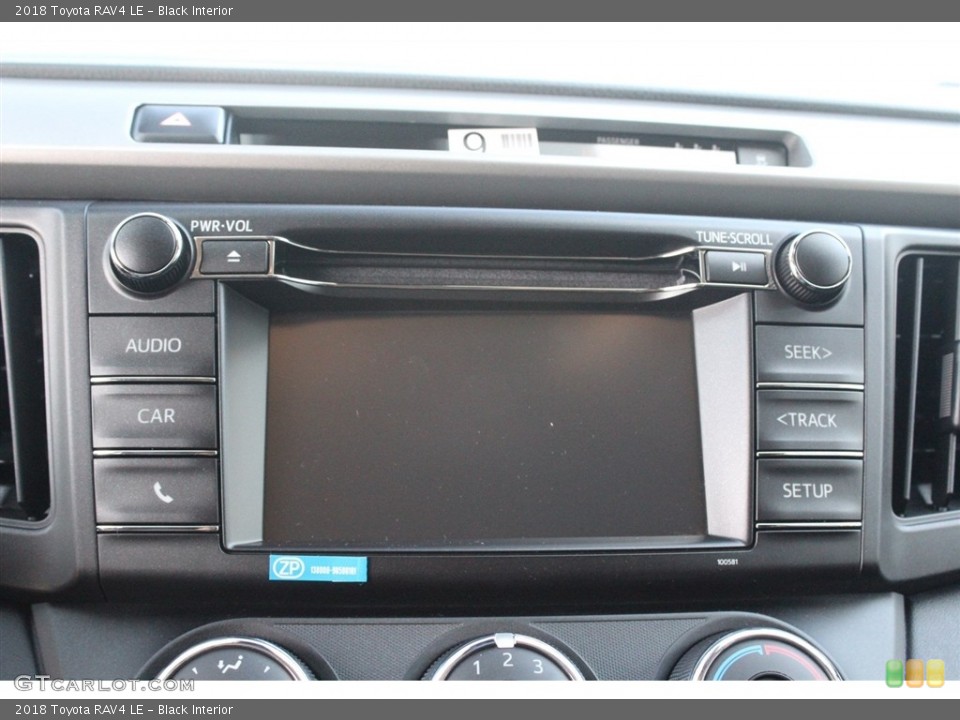 Black Interior Controls for the 2018 Toyota RAV4 LE #123271158