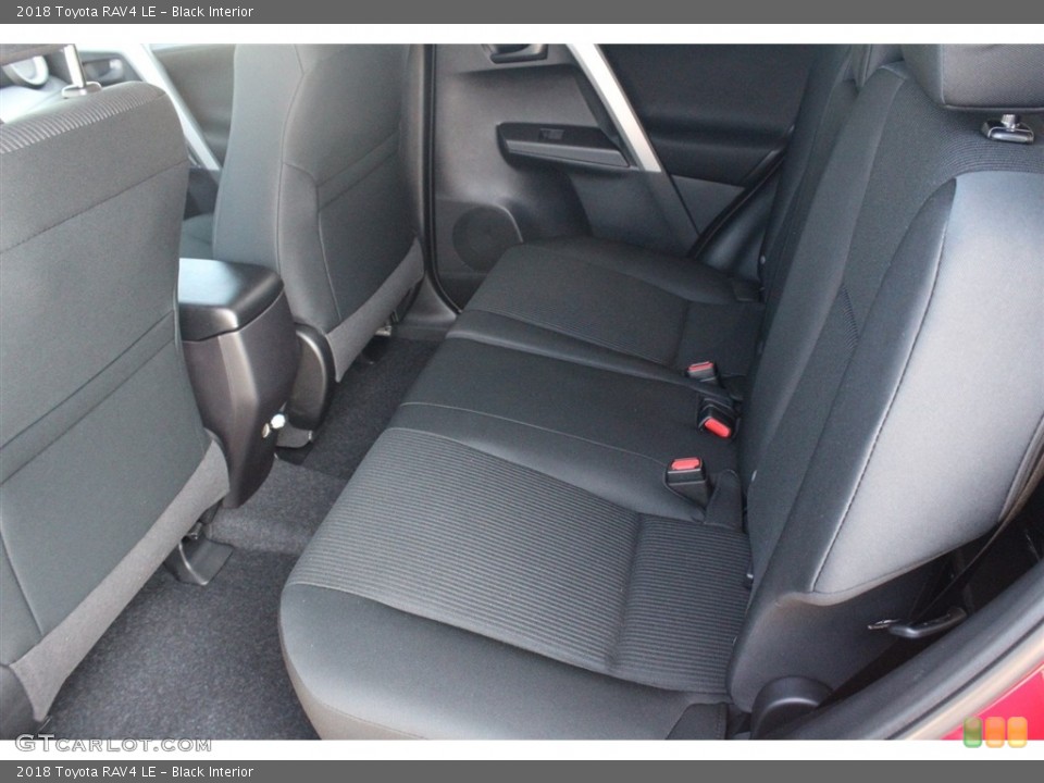 Black Interior Rear Seat for the 2018 Toyota RAV4 LE #123271338