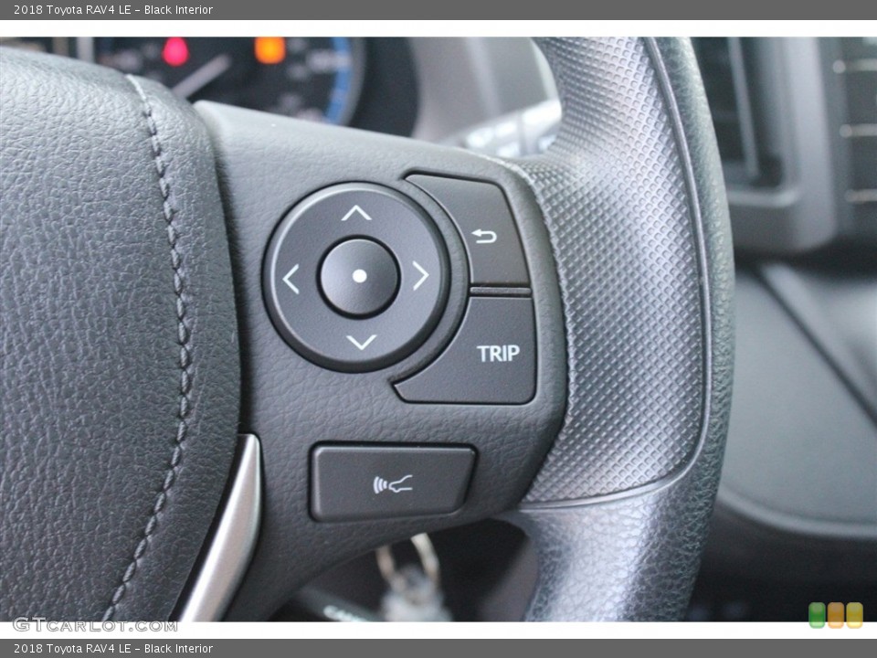 Black Interior Controls for the 2018 Toyota RAV4 LE #123271773
