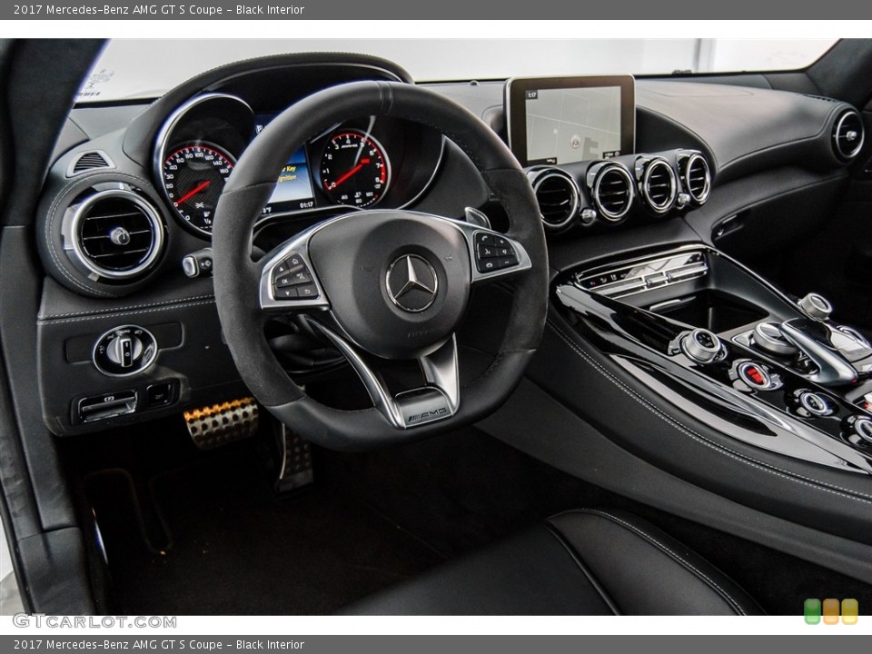 Black Interior Dashboard for the 2017 Mercedes-Benz AMG GT S Coupe #123272673