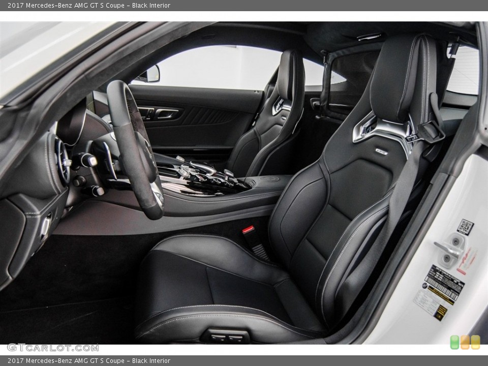 Black Interior Front Seat for the 2017 Mercedes-Benz AMG GT S Coupe #123272940
