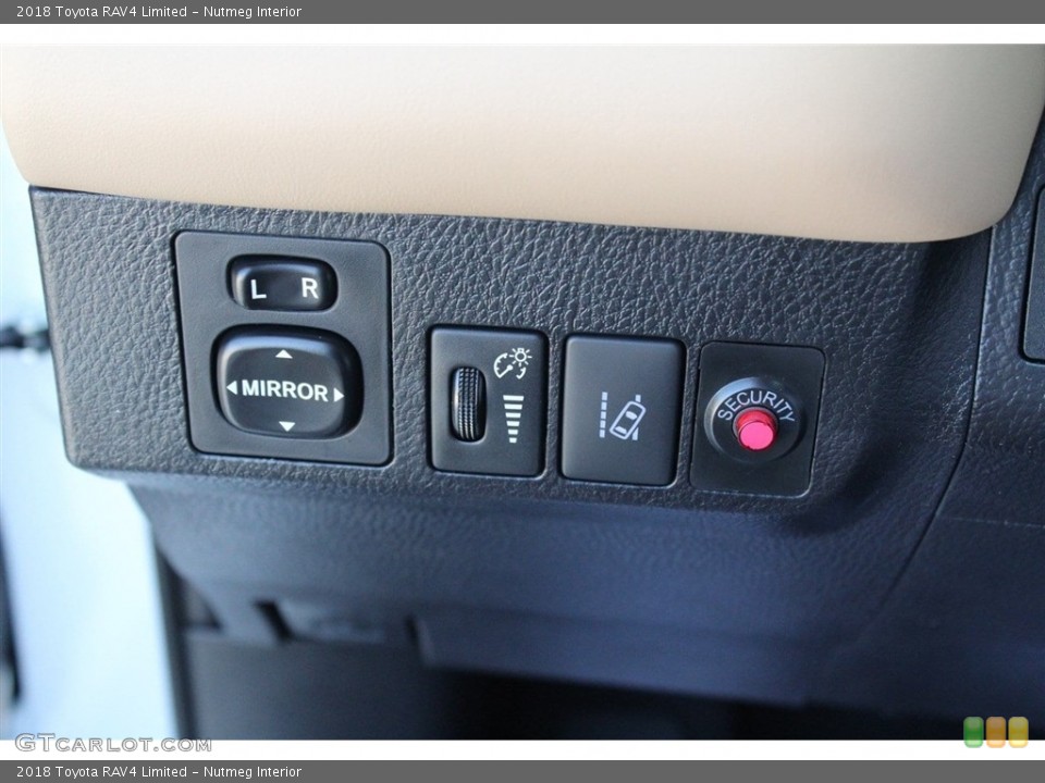 Nutmeg Interior Controls for the 2018 Toyota RAV4 Limited #123273420