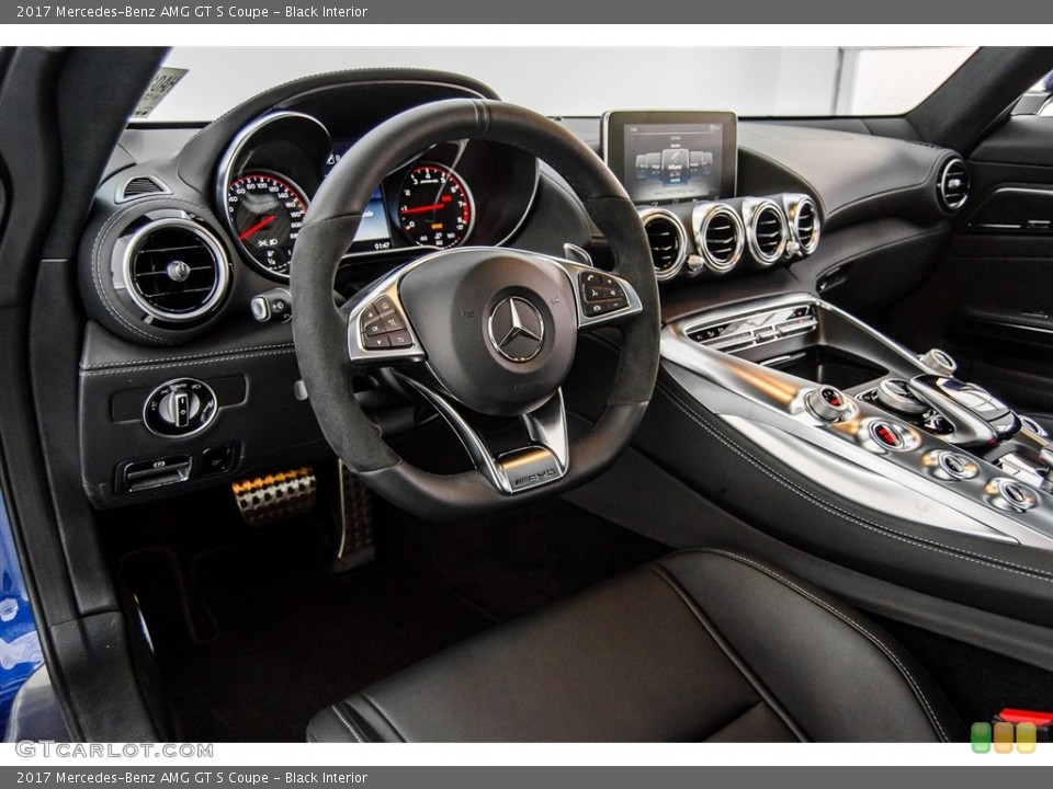 Black Interior Dashboard for the 2017 Mercedes-Benz AMG GT S Coupe #123274293