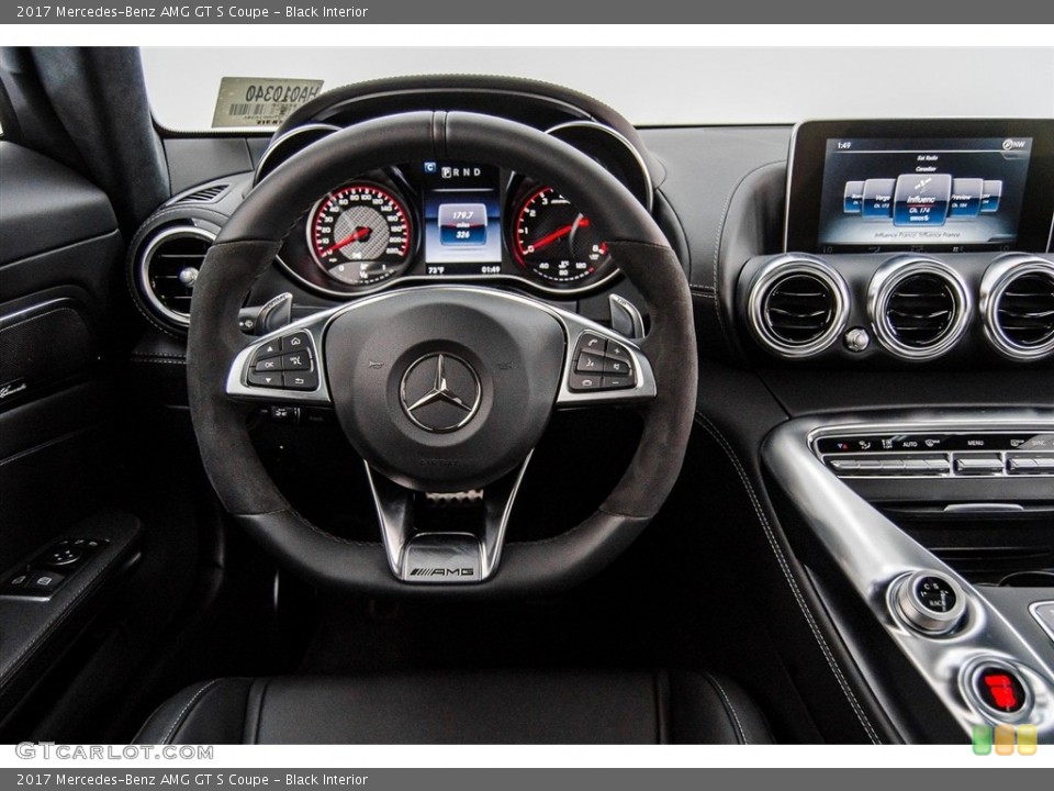 Black Interior Dashboard for the 2017 Mercedes-Benz AMG GT S Coupe #123274365