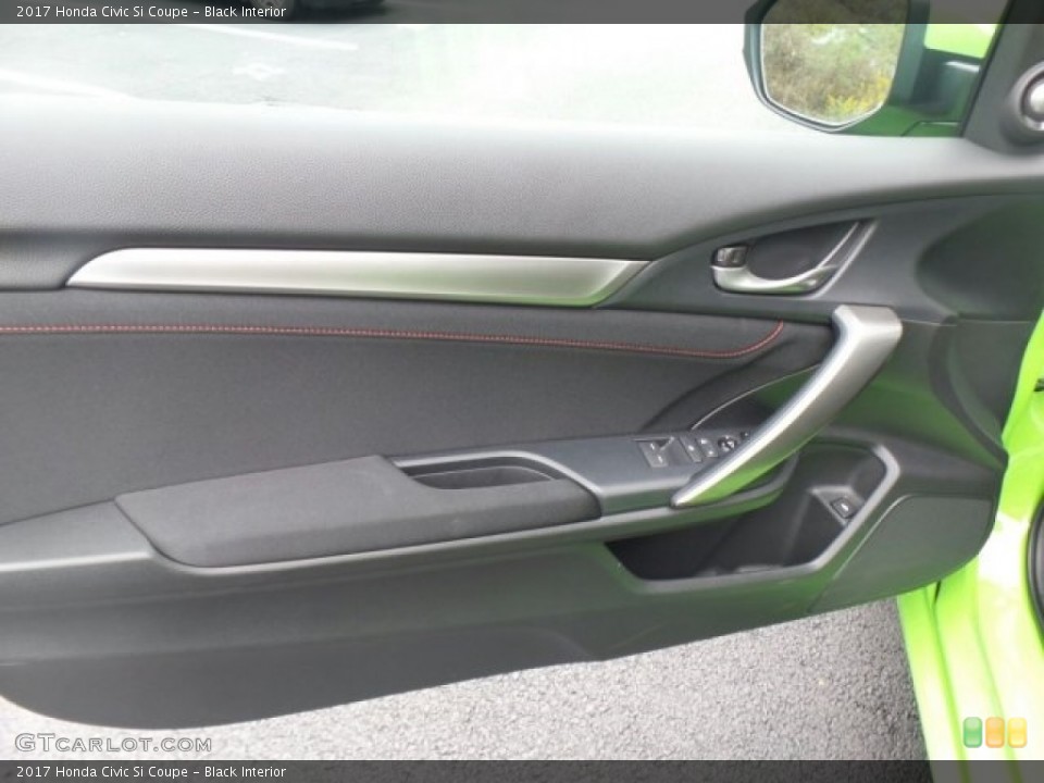 Black Interior Door Panel for the 2017 Honda Civic Si Coupe #123281442