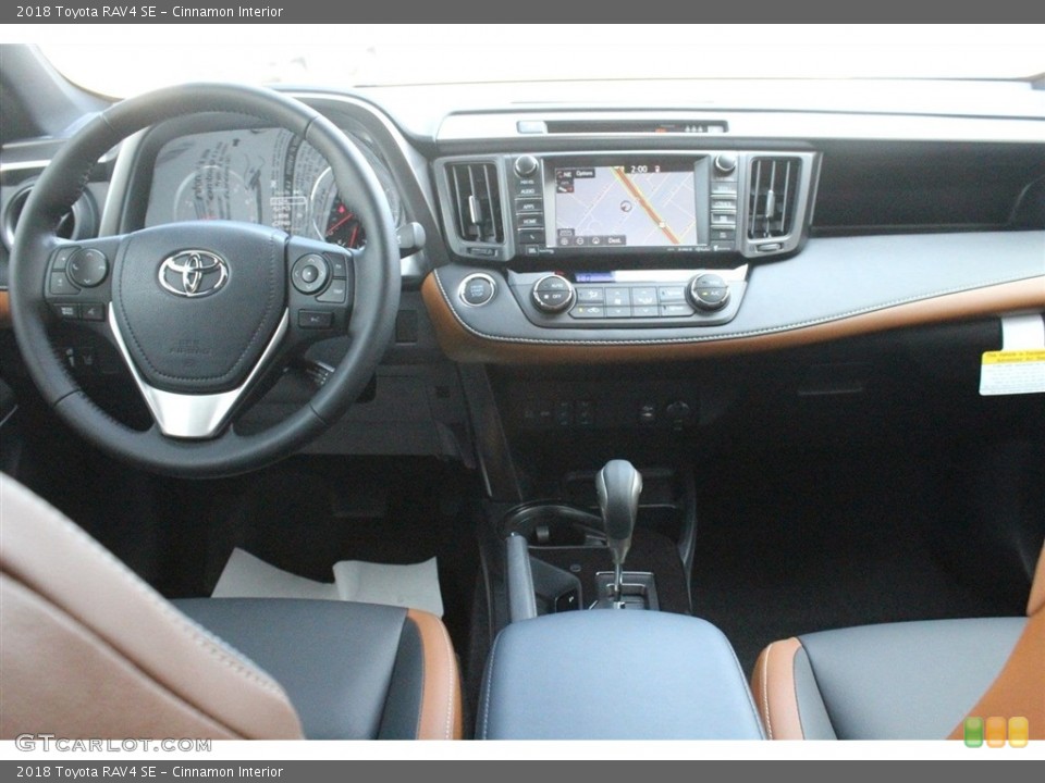 Cinnamon Interior Dashboard for the 2018 Toyota RAV4 SE #123281604