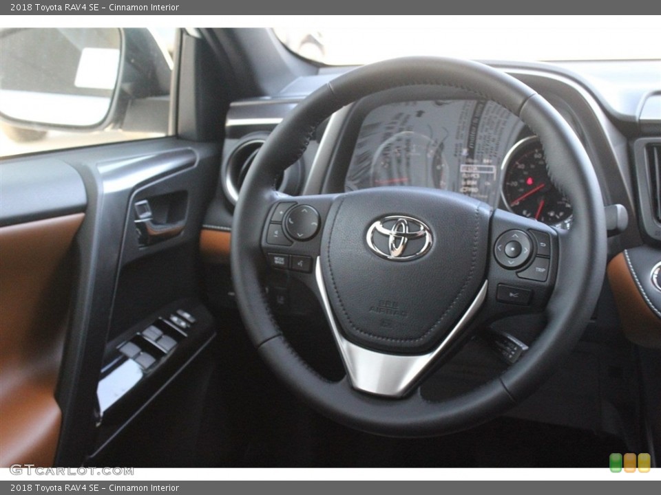 Cinnamon Interior Steering Wheel for the 2018 Toyota RAV4 SE #123281631