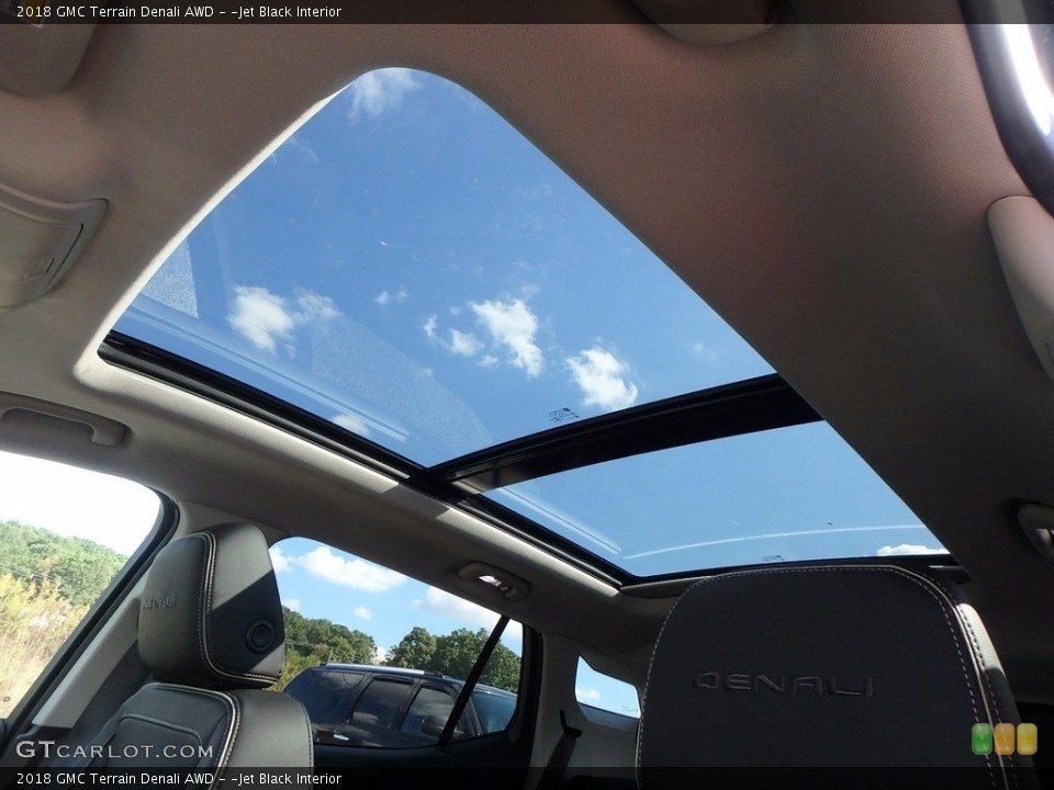 ­Jet Black Interior Sunroof for the 2018 GMC Terrain Denali AWD #123282366