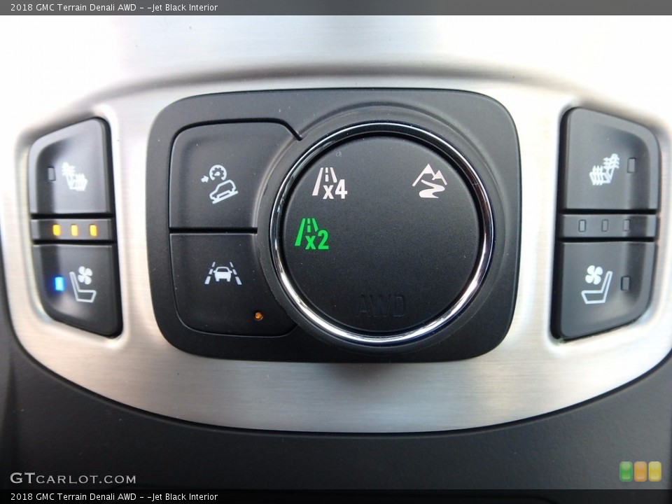 ­Jet Black Interior Controls for the 2018 GMC Terrain Denali AWD #123282387