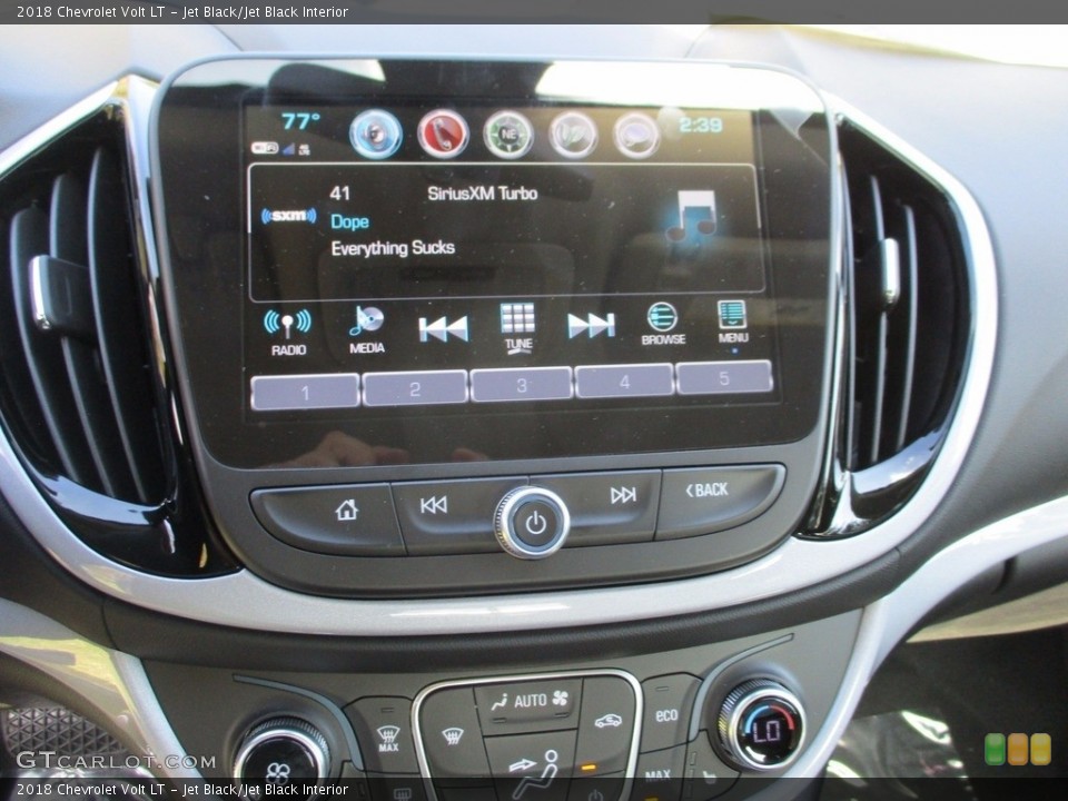 Jet Black/Jet Black Interior Controls for the 2018 Chevrolet Volt LT #123284670