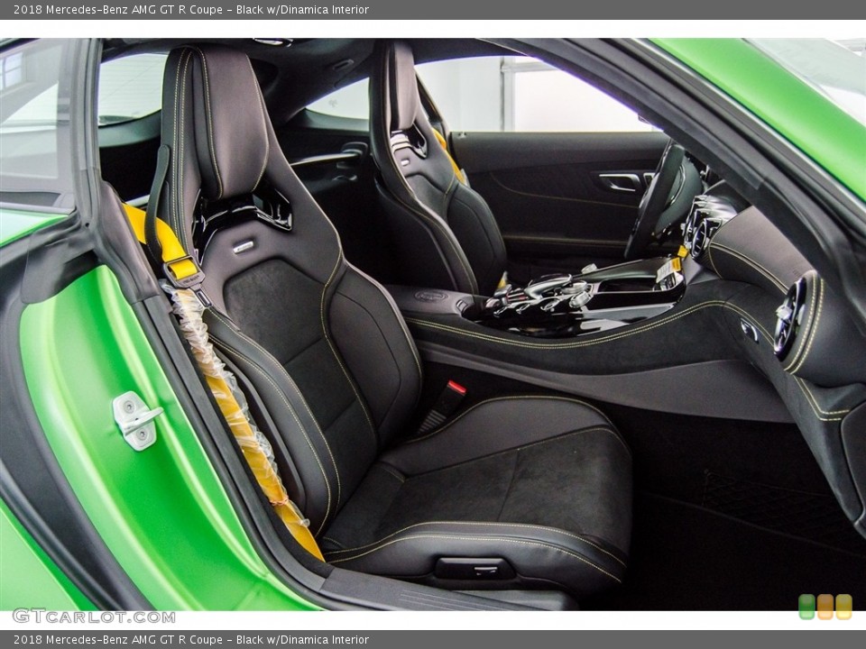 Black w/Dinamica Interior Front Seat for the 2018 Mercedes-Benz AMG GT R Coupe #123293172