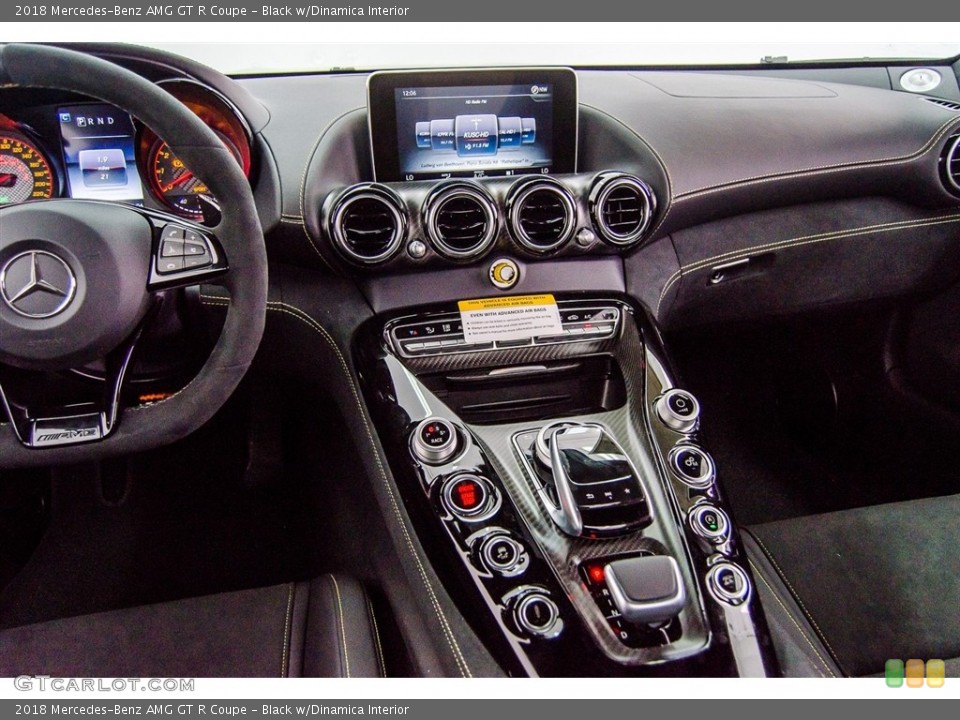 Black w/Dinamica Interior Dashboard for the 2018 Mercedes-Benz AMG GT R Coupe #123293472
