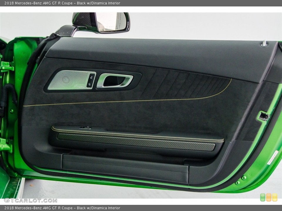 Black w/Dinamica Interior Door Panel for the 2018 Mercedes-Benz AMG GT R Coupe #123293832