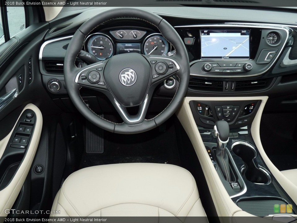 Light Neutral Interior Dashboard for the 2018 Buick Envision Essence AWD #123294261