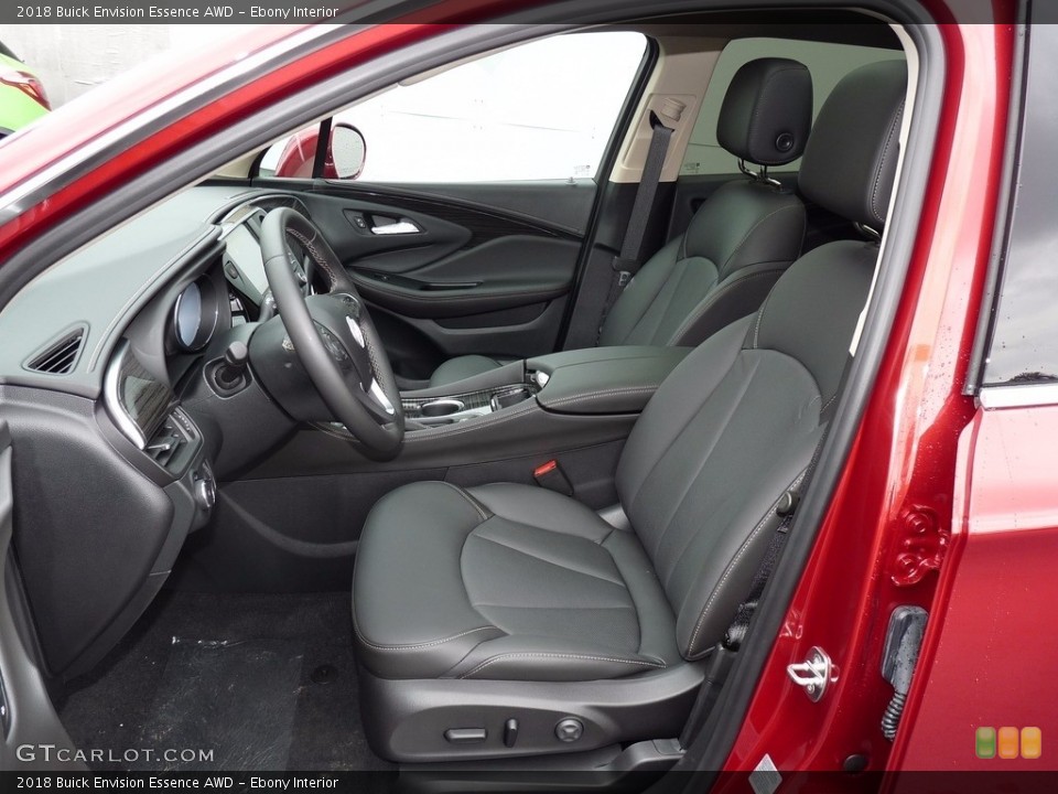 Ebony Interior Photo for the 2018 Buick Envision Essence AWD #123295081