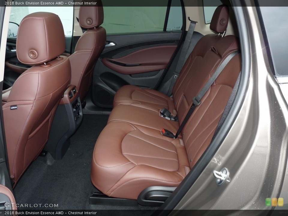 Chestnut Interior Rear Seat for the 2018 Buick Envision Essence AWD #123295332