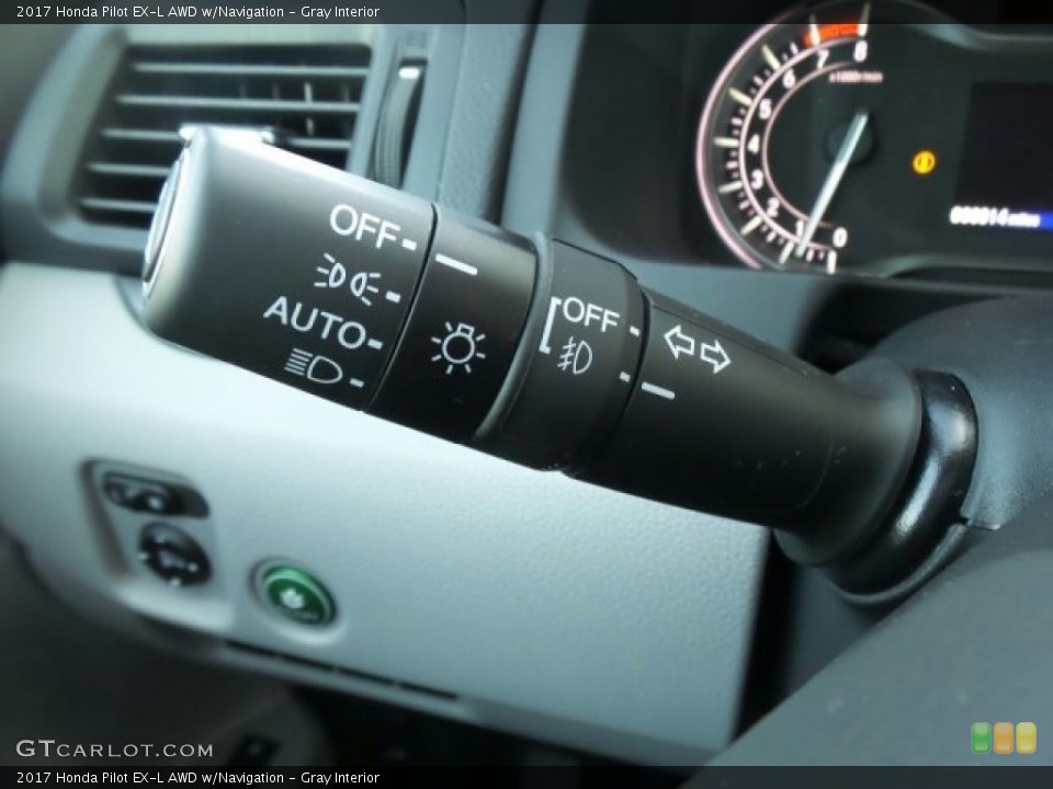 Gray Interior Controls for the 2017 Honda Pilot EX-L AWD w/Navigation #123300636
