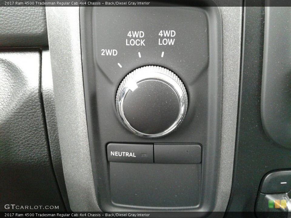 Black/Diesel Gray Interior Transmission for the 2017 Ram 4500 Tradesman Regular Cab 4x4 Chassis #123307416