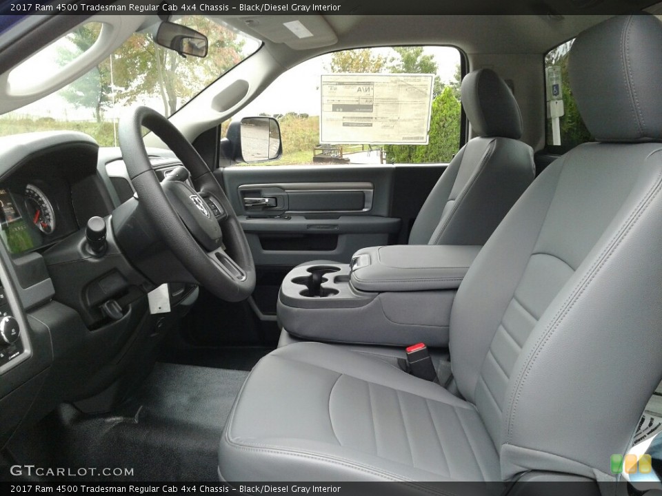 Black/Diesel Gray Interior Photo for the 2017 Ram 4500 Tradesman Regular Cab 4x4 Chassis #123307533