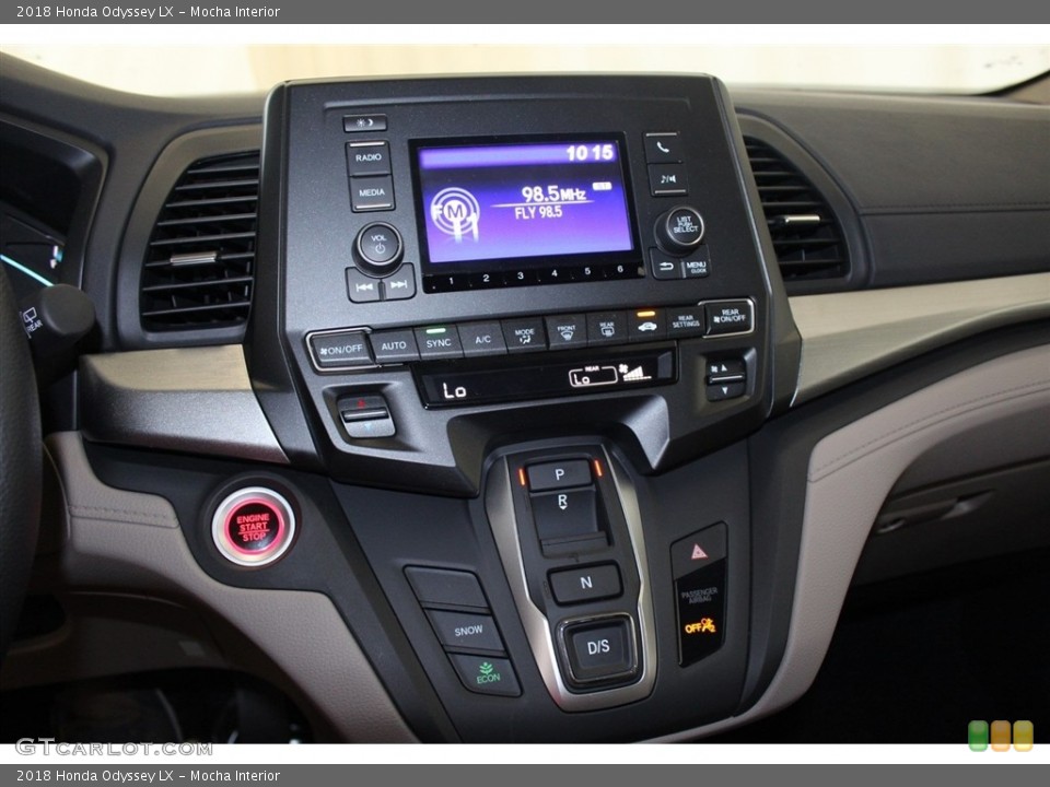 Mocha Interior Controls for the 2018 Honda Odyssey LX #123309828
