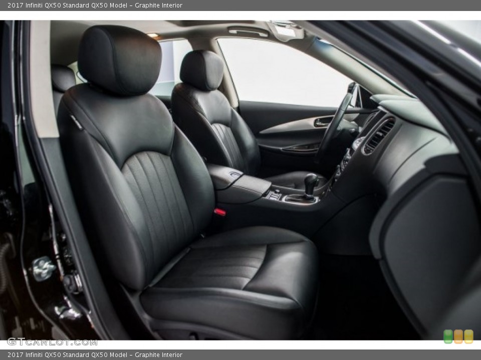 Graphite Interior Front Seat for the 2017 Infiniti QX50  #123315431