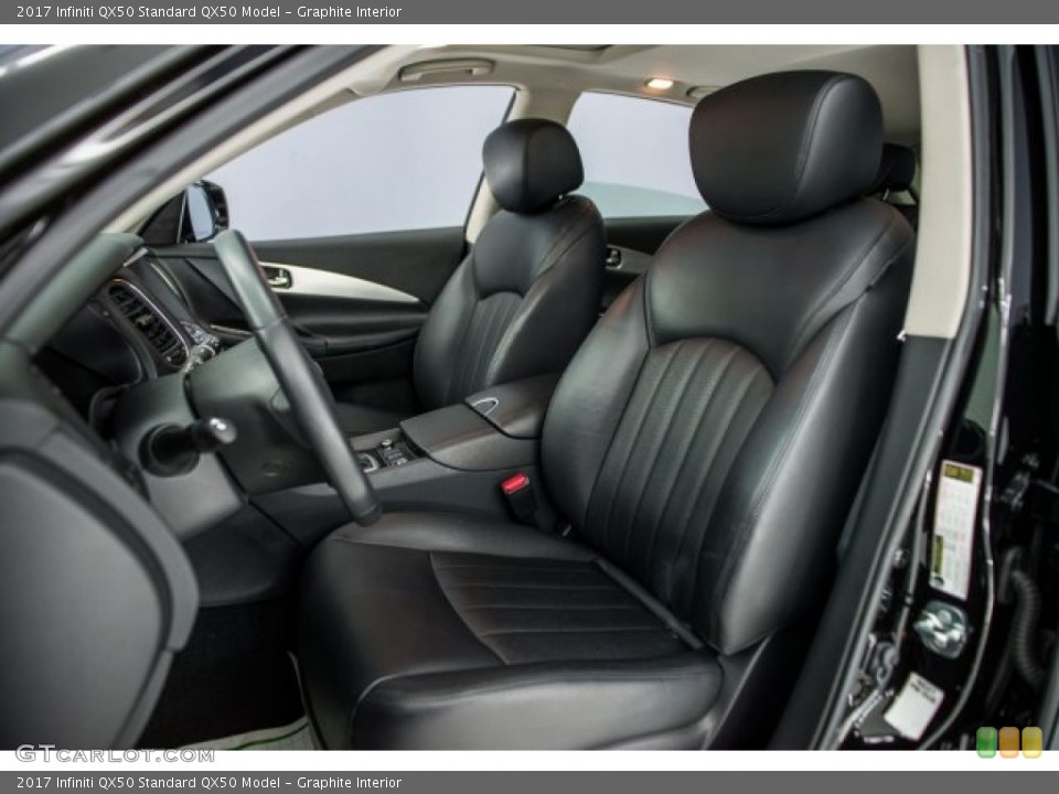 Graphite Interior Front Seat for the 2017 Infiniti QX50  #123315902