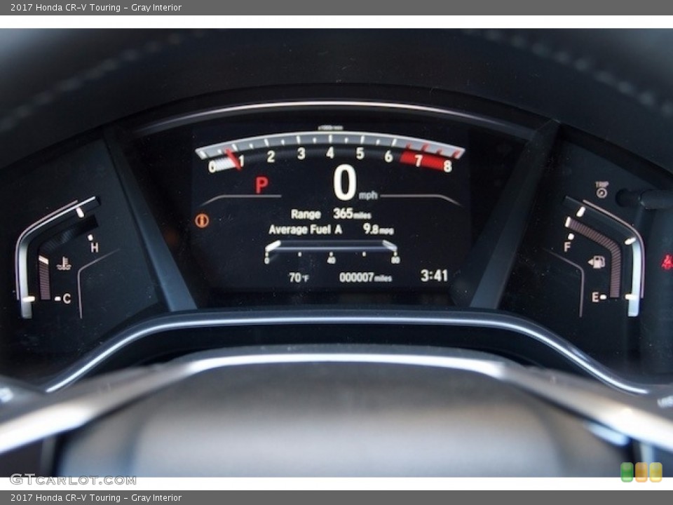 Gray Interior Gauges for the 2017 Honda CR-V Touring #123316172