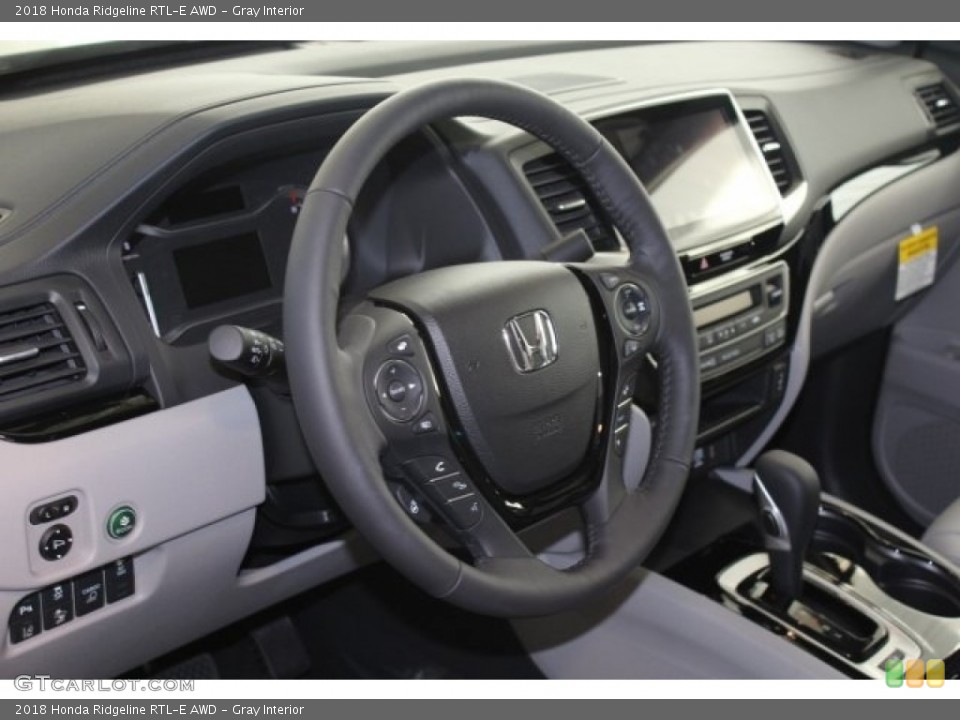 Gray Interior Dashboard for the 2018 Honda Ridgeline RTL-E AWD #123323696