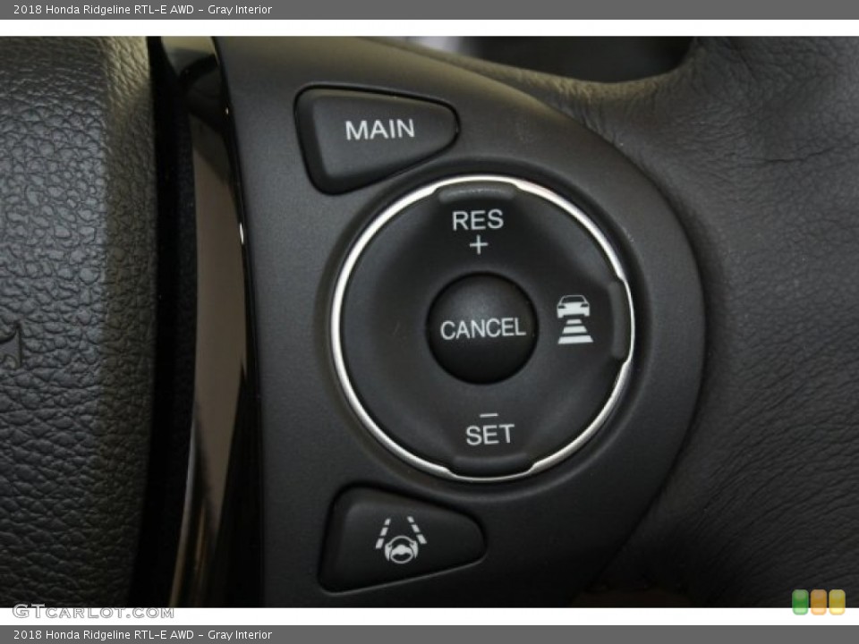 Gray Interior Controls for the 2018 Honda Ridgeline RTL-E AWD #123323738