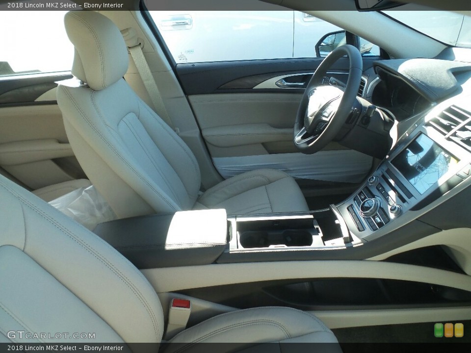 Ebony Interior Photo for the 2018 Lincoln MKZ Select #123329217