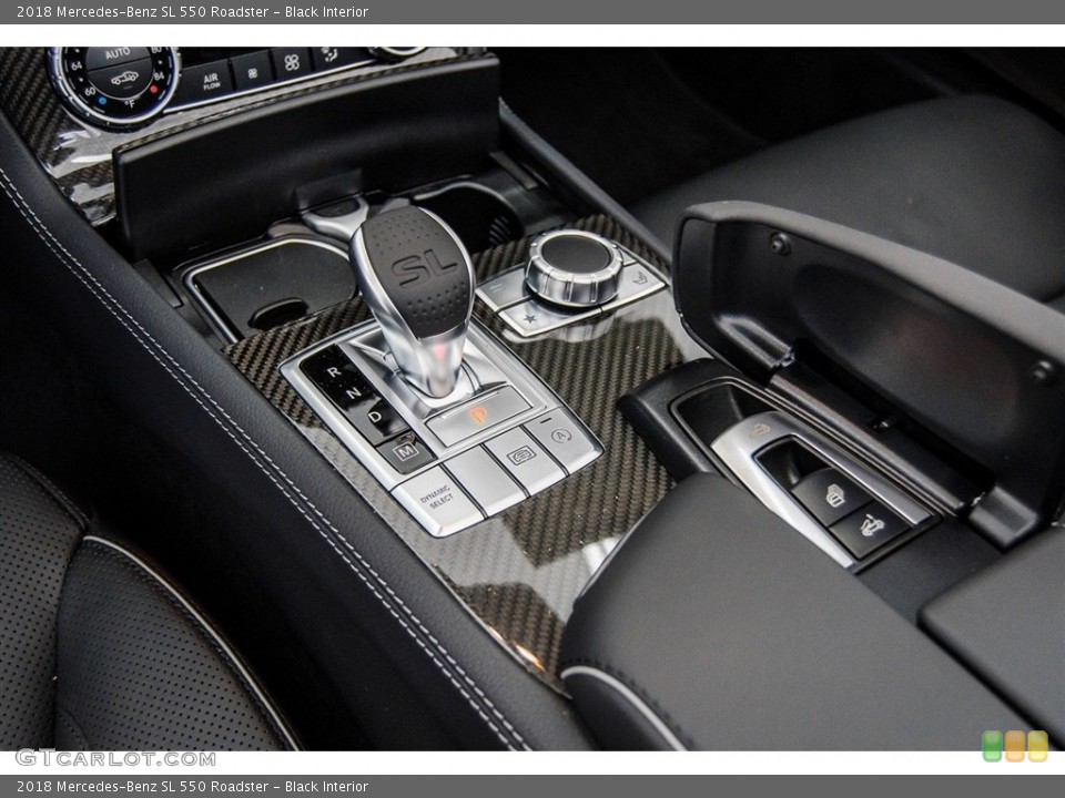 Black Interior Controls for the 2018 Mercedes-Benz SL 550 Roadster #123347453