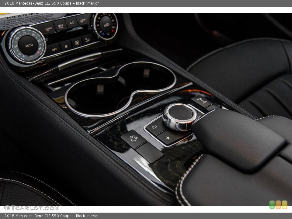 Black Interior Controls for the 2018 Mercedes-Benz CLS 550 Coupe #123349940