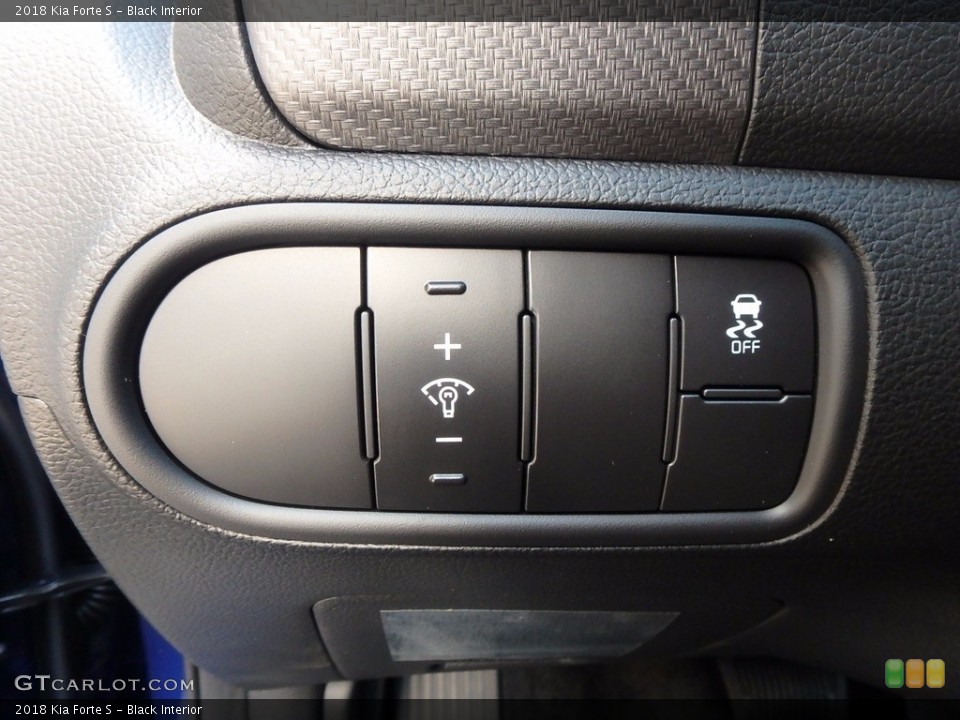 Black Interior Controls for the 2018 Kia Forte S #123362735