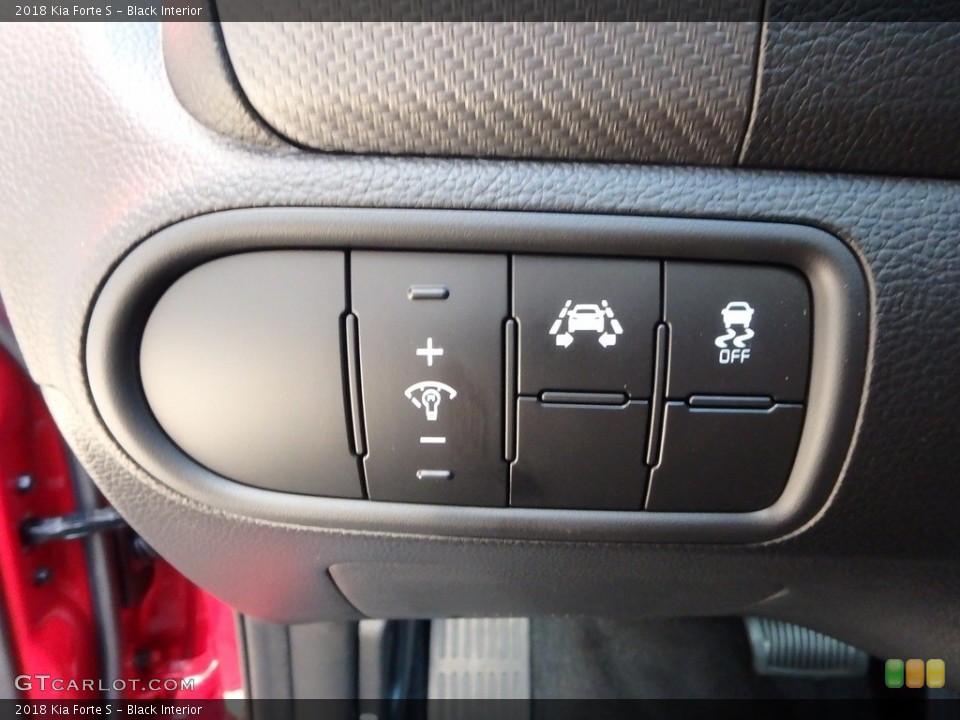 Black Interior Controls for the 2018 Kia Forte S #123363197