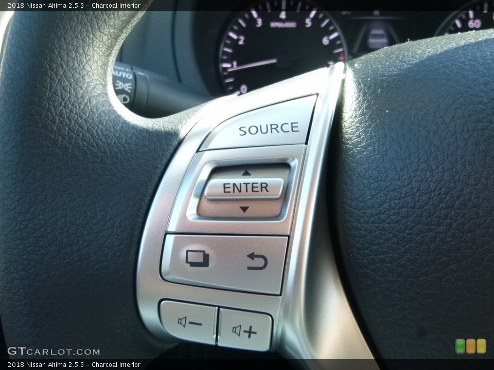 Charcoal Interior Controls for the 2018 Nissan Altima 2.5 S #123363641