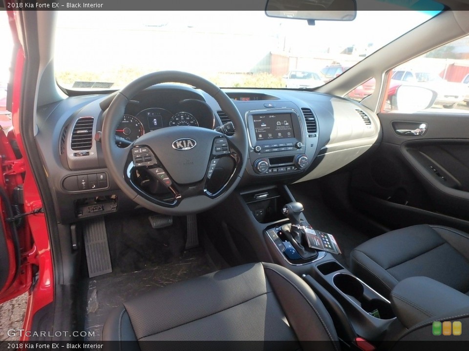 Black Interior Front Seat for the 2018 Kia Forte EX #123363992
