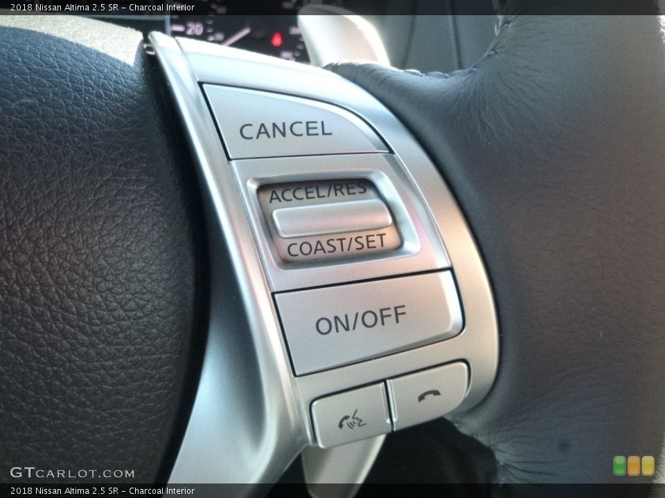 Charcoal Interior Controls for the 2018 Nissan Altima 2.5 SR #123364042