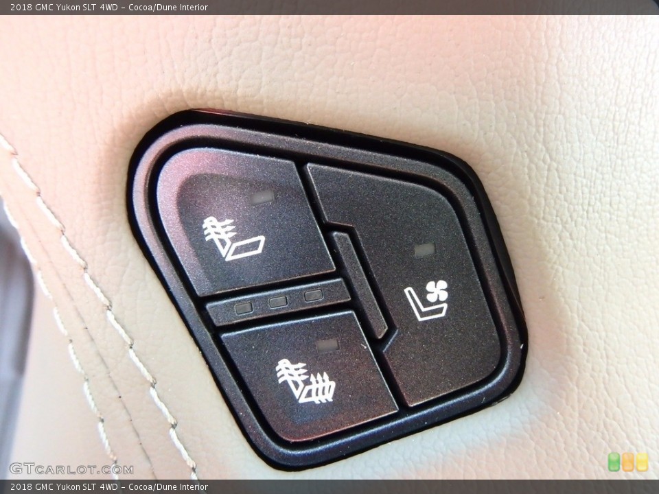 Cocoa/Dune Interior Controls for the 2018 GMC Yukon SLT 4WD #123365435